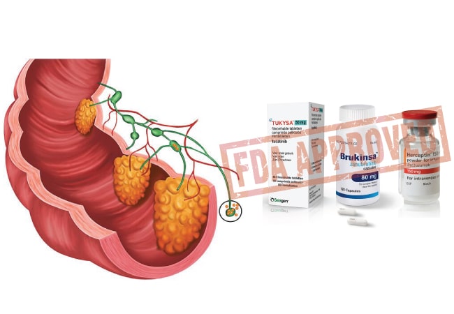 FDA approval for Colorectal cancer & small lymphocytic lymphoma Treatment