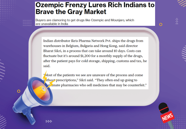 Underground Demand: India’s Rich Seek Elusive Weight-Loss Drugs