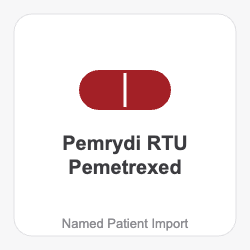 Pemrydi RTU Pemetrexed - Named Patient Import
