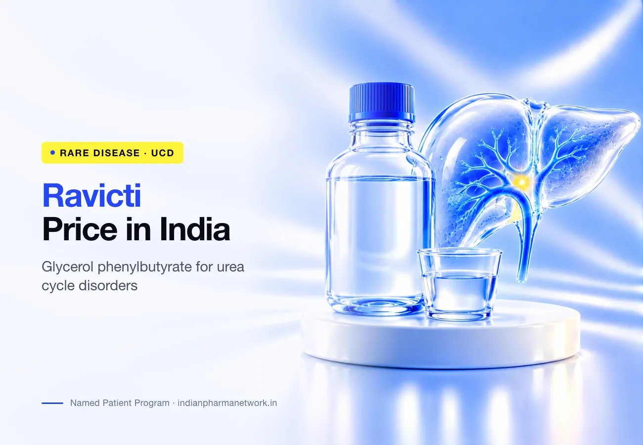 Ravicti (Glycerol Phenylbutyrate) in India – Price & Costs