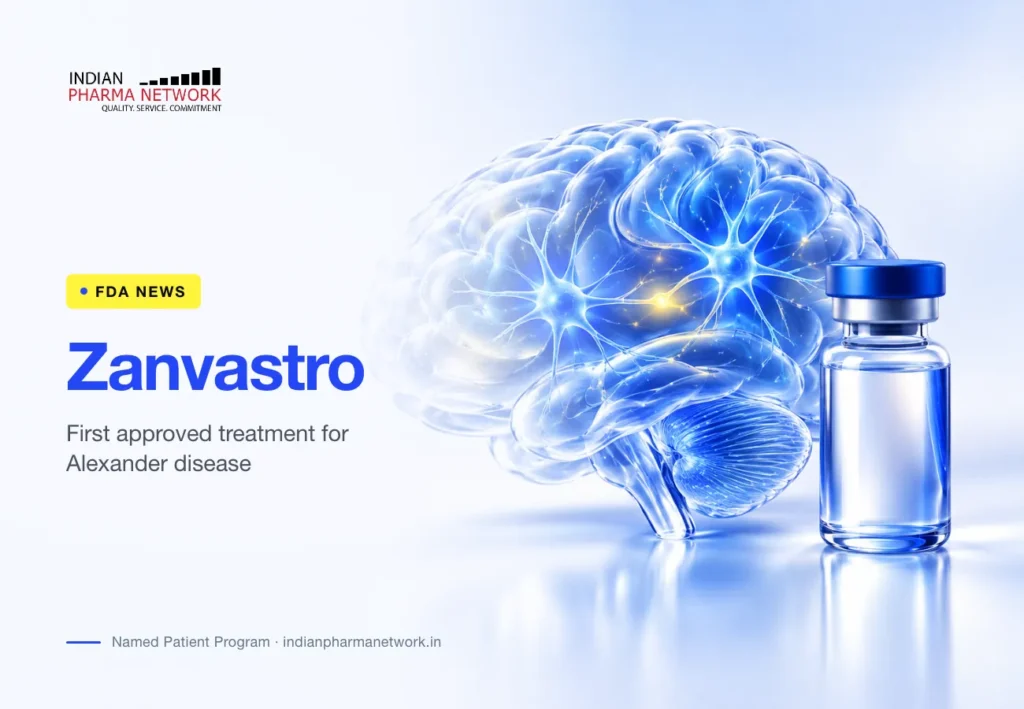 Zanvastro (zilganersen) FDA approval for Alexander disease – Indian Pharma Network