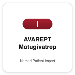 AVAREPT Motugivatrep - Named Patient Import