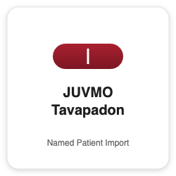 JUVMO Tavapadon - Named Patient Import